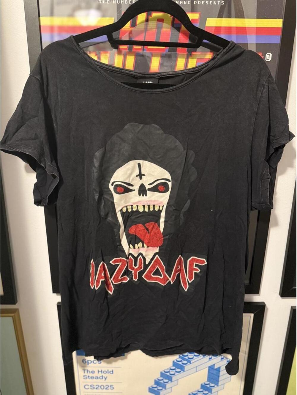 Lazy Oaf black graphic t-shirt